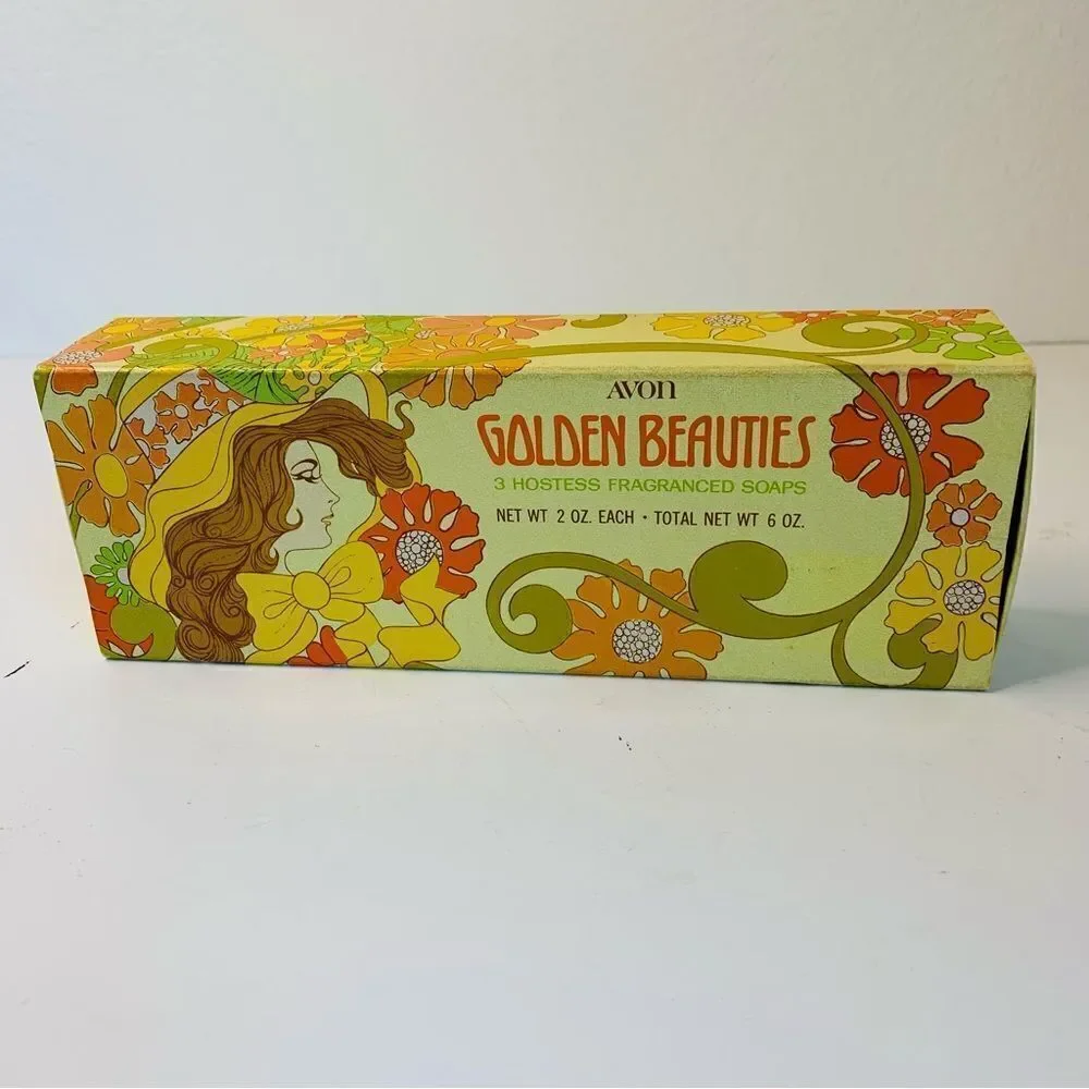 VTG‎ Avon Golden Beauties Soap Set NIB